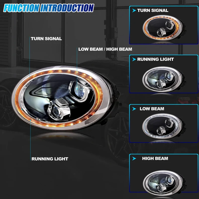 Phares LED Volkswagen Beetle 2013-2019