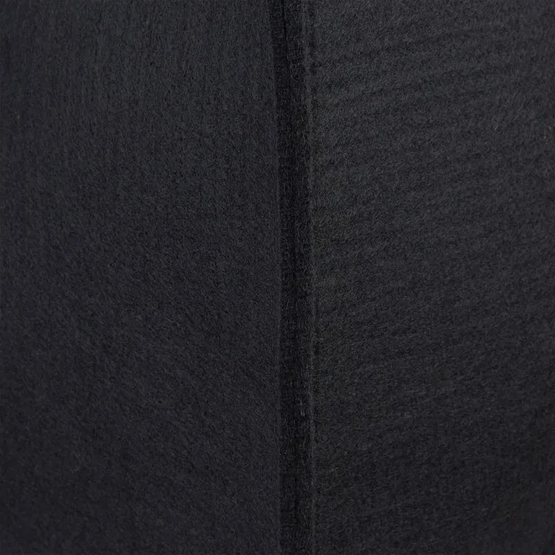 Panier à bûches polyvalent pour rangement et transport 25 x 25 x 50 cm en feutre gris 13_0006675