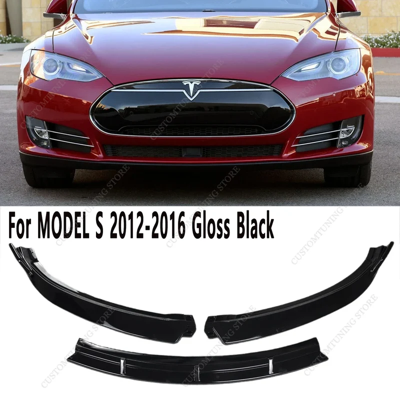 Lèvre Spoiler Pare-Chocs Avant Tesla Model S 2012-2020
