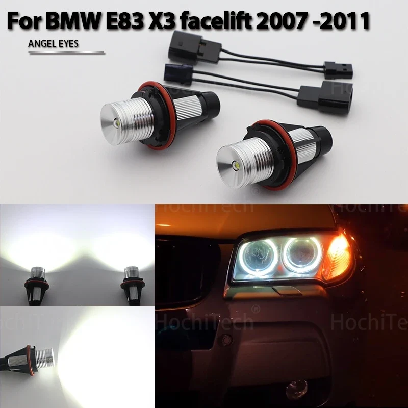 Ampoules LED Angel Eyes 6000K BMW X3 E83 2007-2011