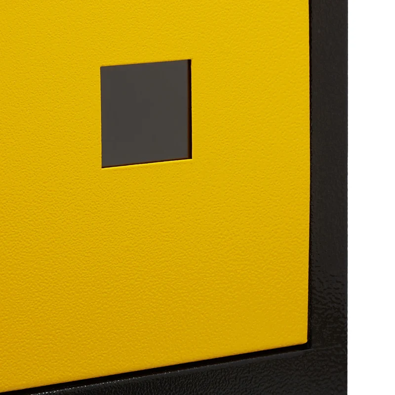 Boîte aux lettres murale grande XL pour courriers volumineux 53 x 43,5 x 26 cm en acier galvanisé noir 13_0005250