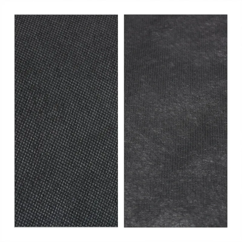 Toile de jardin anti-mauvaises herbes 1 x 50 m prévention efficace en polypropylène noir 13_0004840