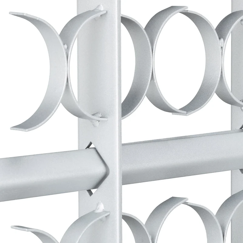 Grille de fenêtre réglable anti cambriolage 450 x 700-1050 x 35 mm effet dissuasif design épuré en acier noir 13_0005926