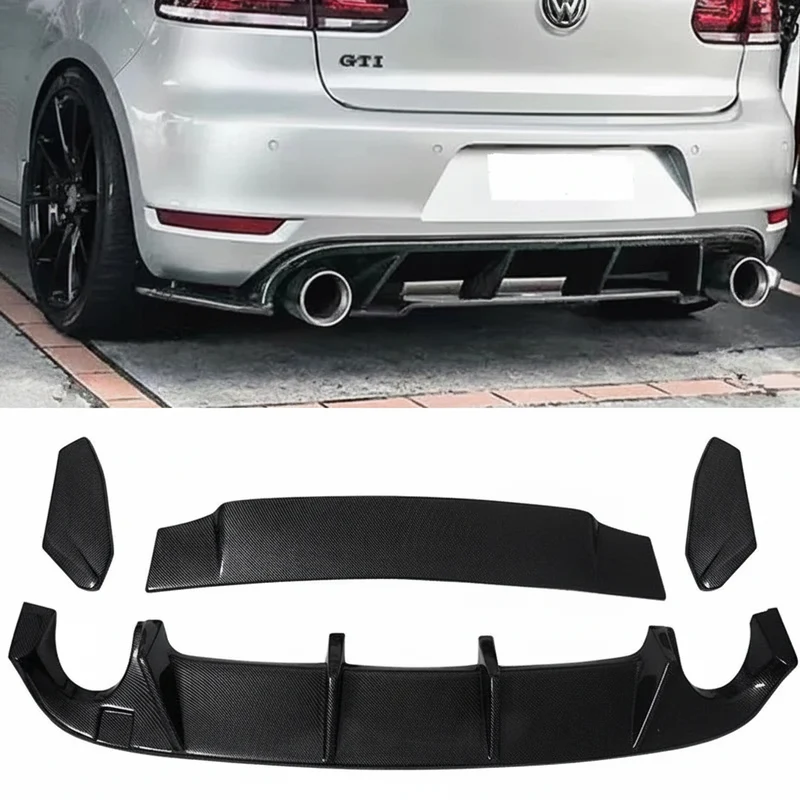 Diffuseur Arrière Carbone Volkswagen Golf MK6 GTI 2008-2013