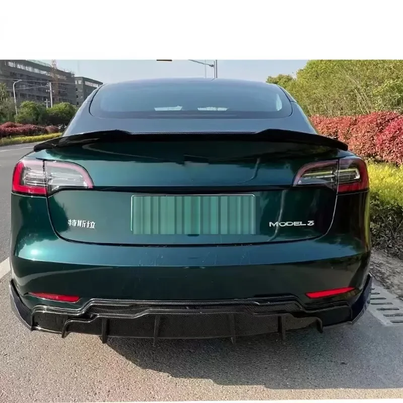 Diffuseur Lèvre Pare-Chocs Arrière Tesla Model 3 2017-2023