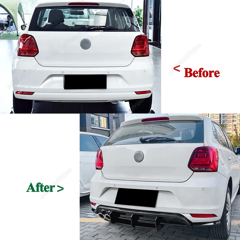 Diffuseur de Pare-Chocs Arrière VW Polo 6R 2009-2014