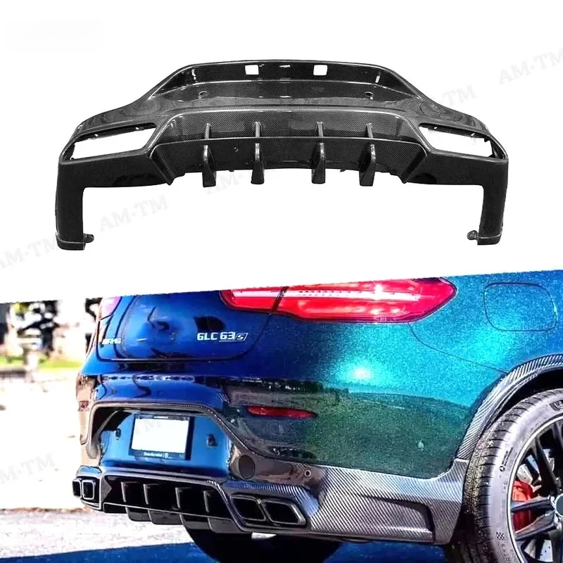 Lame Pare-Chocs Arrière Carbone Mercedes GLC X253 C253 AMG
