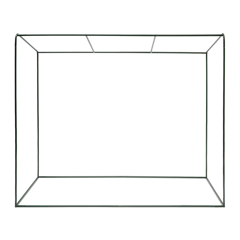 Serre de jardin XL toit incliné 200 x 80 cm pour accélérer croissance légumes et fleurs en PVC vert 13_0004443