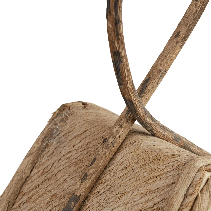 Nichoir à oiseaux décoratif jardin balcon 20 x 15 x 25 cm en bois naturel 13_0004150