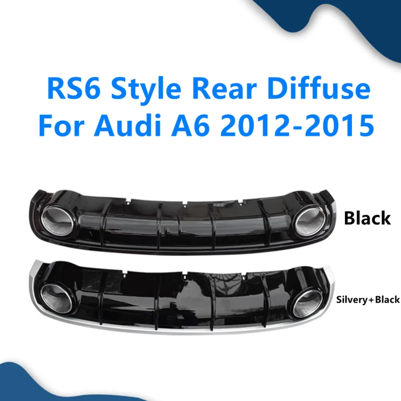Diffuseur Arrière Audi A6 C7 Style RS6 2012-2015