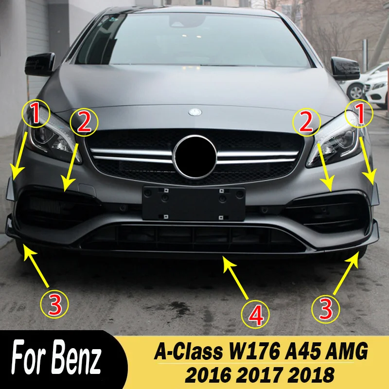 Kit Pare-Chocs Avant Mercedes Classe A W176 A45 2016-2018