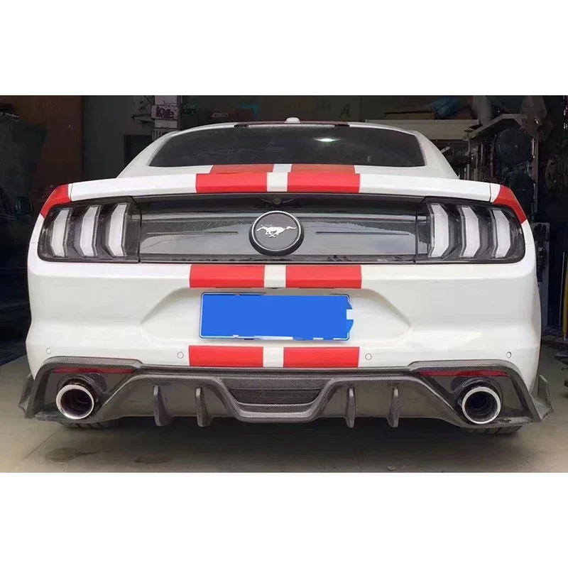 Diffuseur Arrière Fibre de Carbone Ford Mustang 2017-2023
