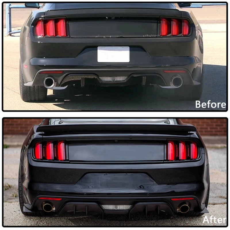 Lame de Diffuseur Arrière Ford Mustang 2015-2017 Style RTR