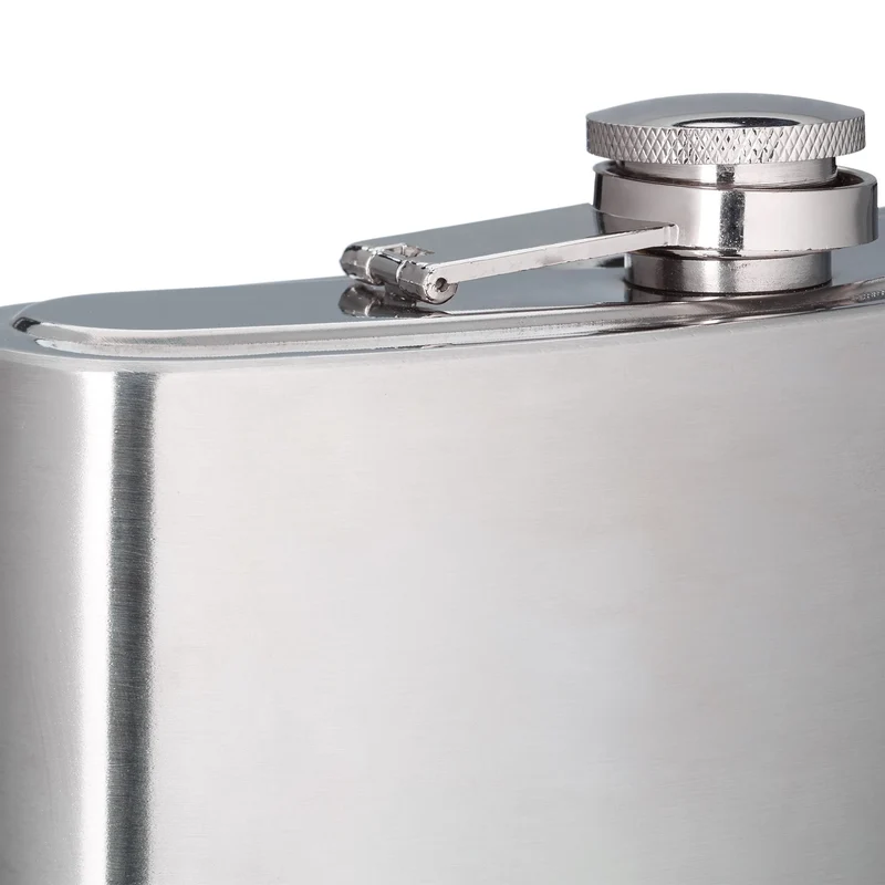 Flasque XXL 1,8 litre étanche camping randonnée 29 x 18 x 5 cm en inox argenté 13_0003623