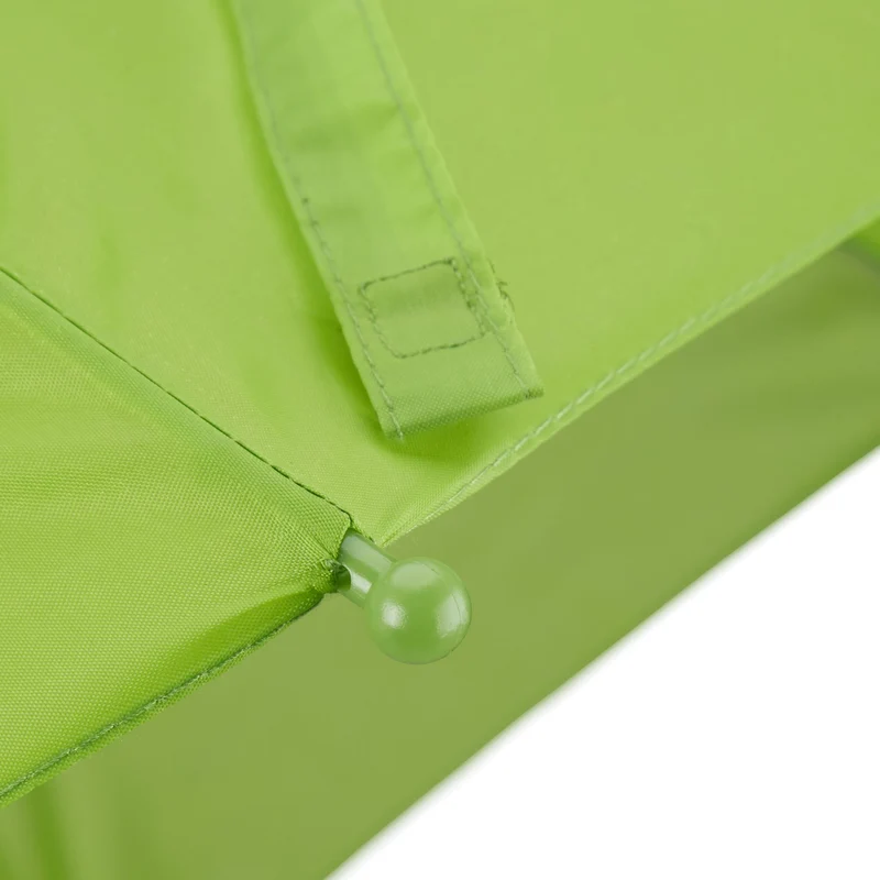 Parapluie enfant cloche léger motif animaux 68 x 68 x 68 cm protection pluie en polyester vert 13_0006783