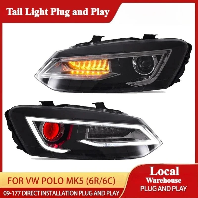 Phares LED Demon Eyes VW Polo MK5 6R 6C 2009-2017