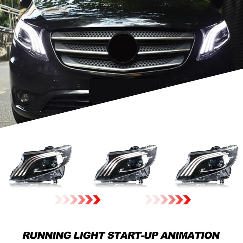 Phares LED Mercedes Vito Metris 2016-2023