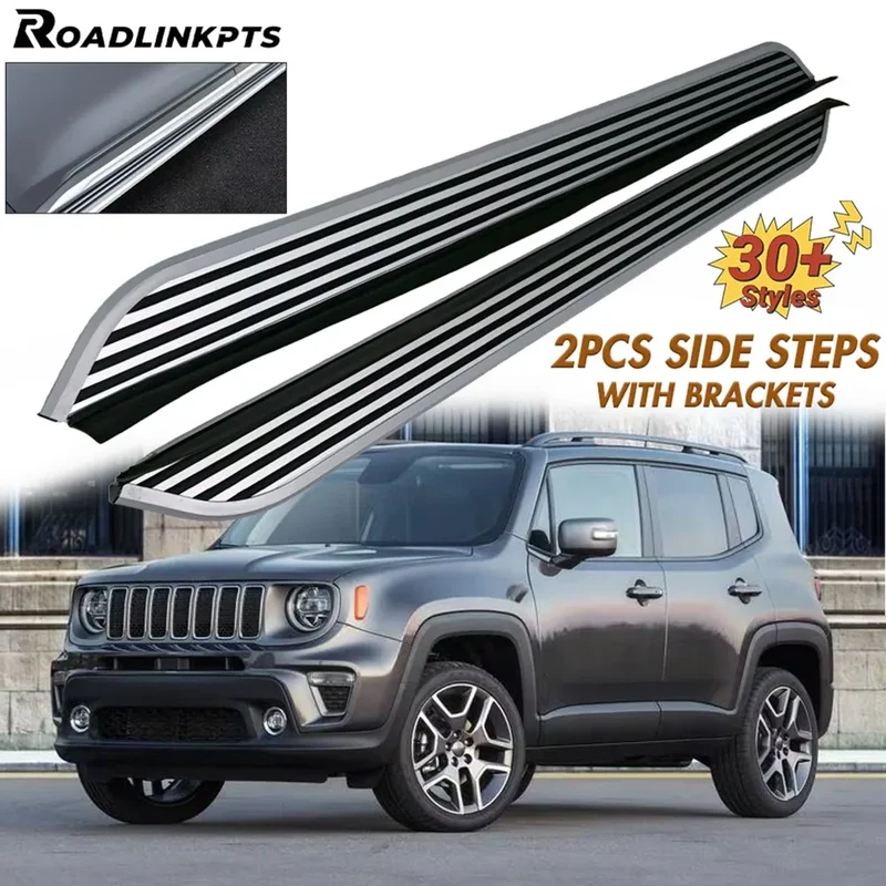 Marchepieds Aluminium Jeep Renegade 2015-2023