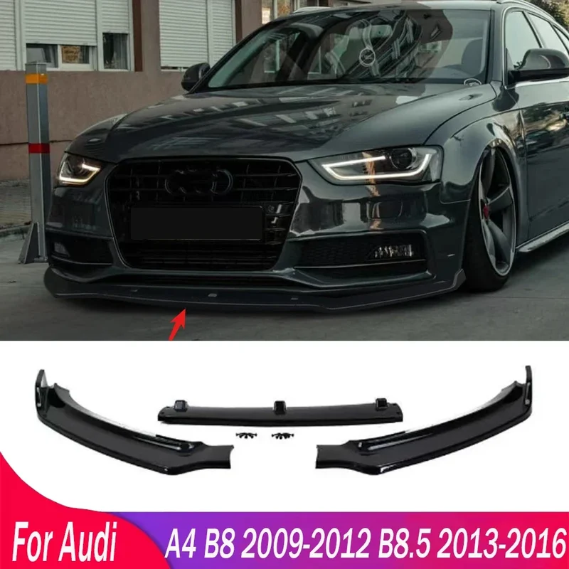 Lame Pare-Chocs Avant Diffuseur Audi A4 B8 2009-2016