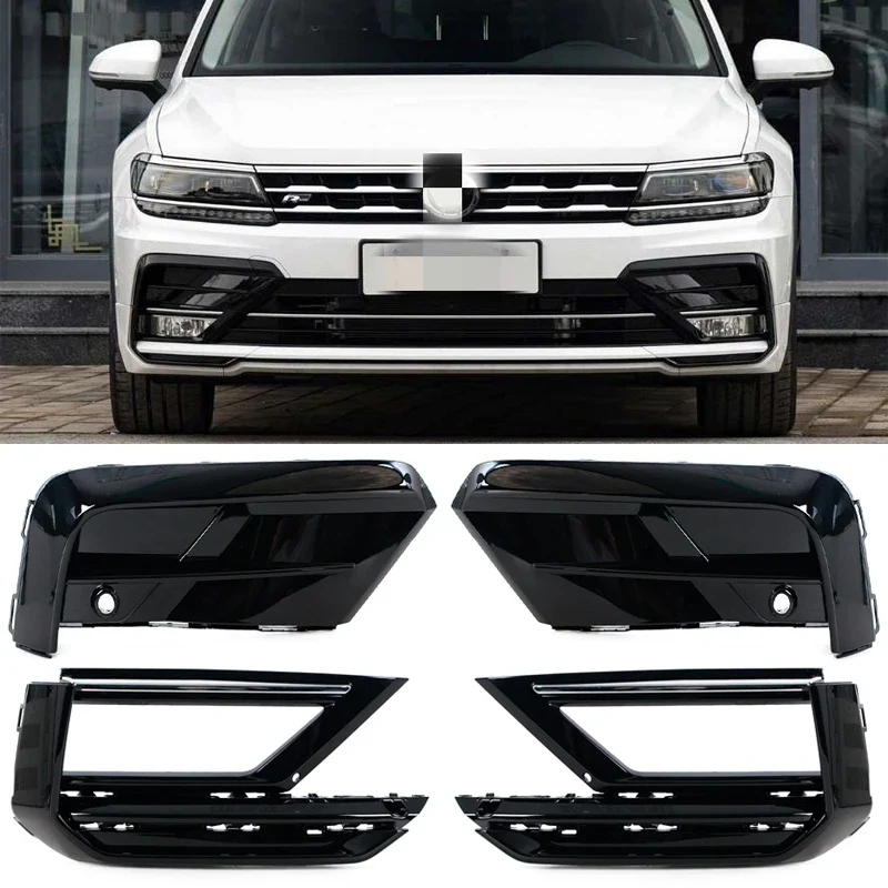 Cadre Décoratif Pare-Chocs Avant VW Tiguan R-Line 2017-2019