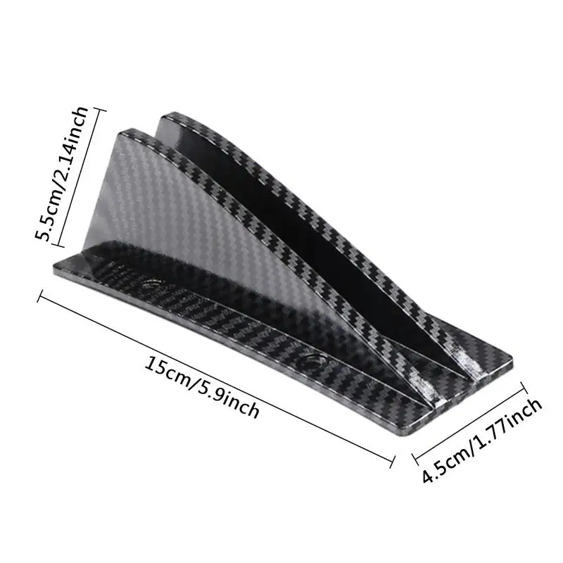 Diffuseur arrière universel aileron de requin kit 4 pièces