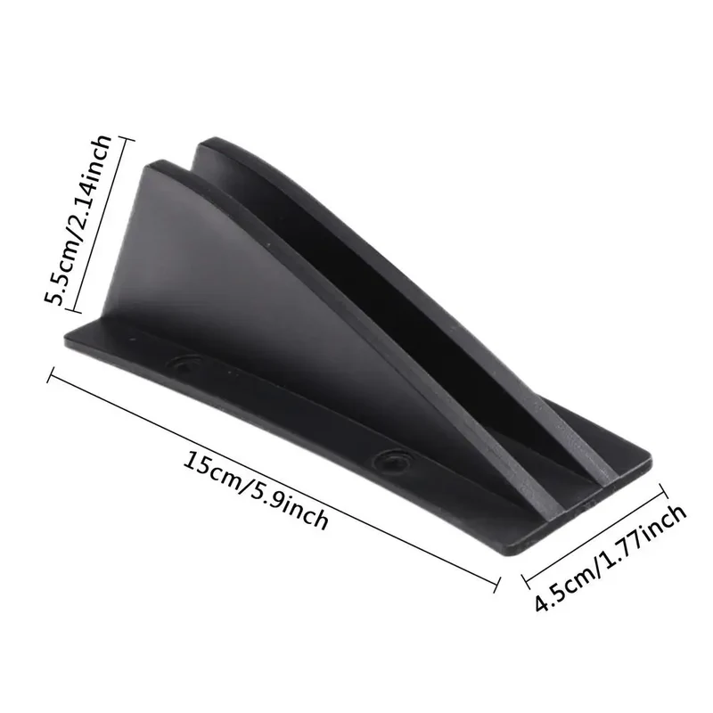 Diffuseur arrière universel aileron de requin kit 4 pièces