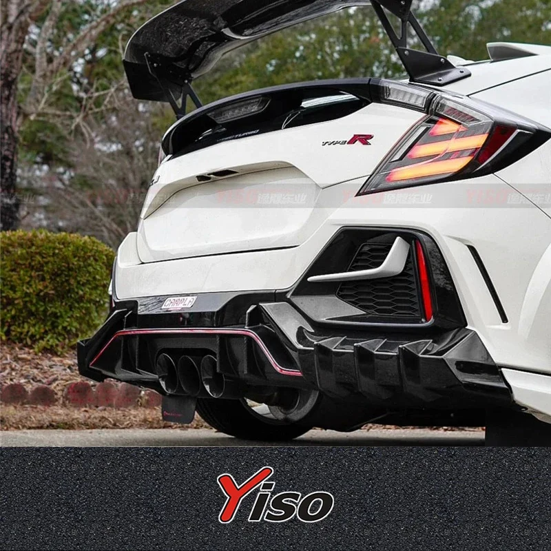 Diffuseur Arrière Carbone Honda Civic Type R FK8 2017-2019
