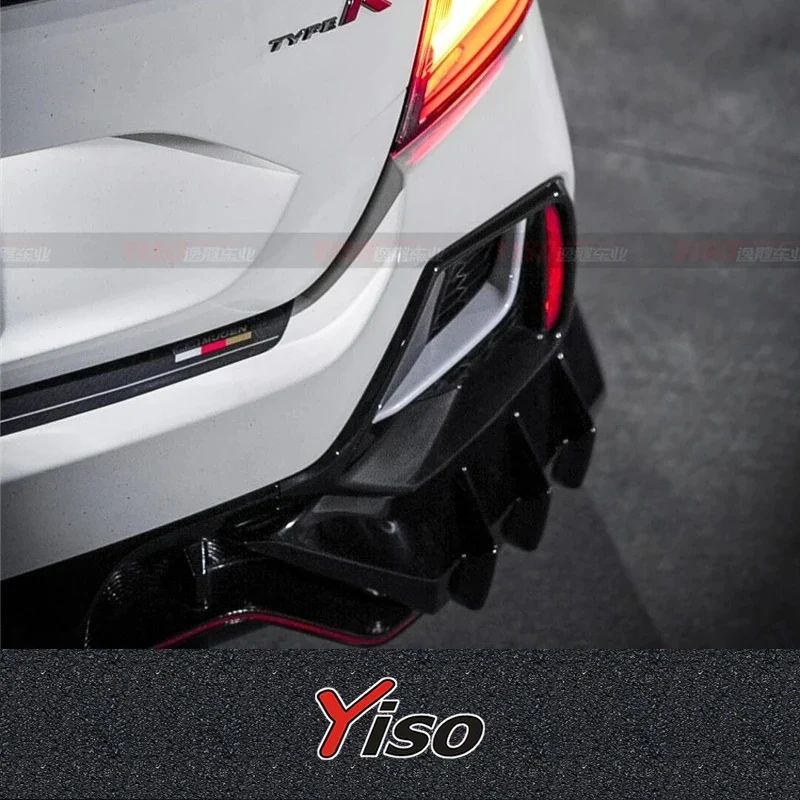 Diffuseur Arrière Carbone Honda Civic Type R FK8 2017-2019
