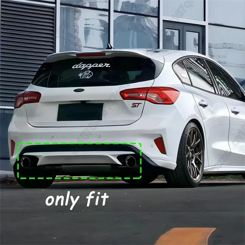 Diffuseur Arrière Ford Focus ST MK4 2019-2021 Noir Brillant