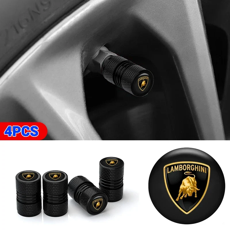 Bouchons de valve en métal Lamborghini Urus Gallardo 4 pièces