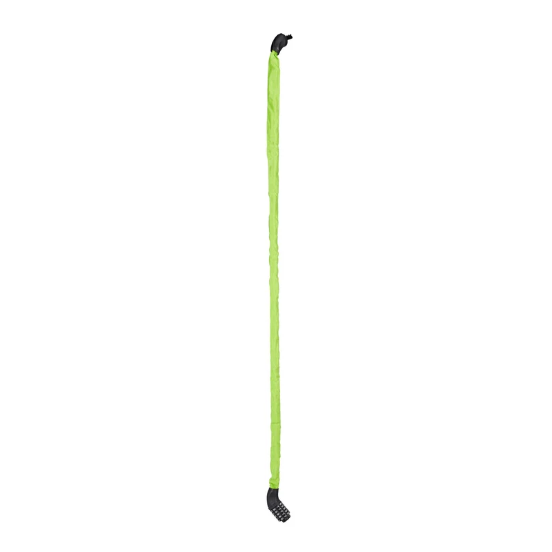 Chaîne antivol vélo à code longueur 120 x 2,2 cm sécurité optimale pour famille style contemporain en acier noir 13_0006094