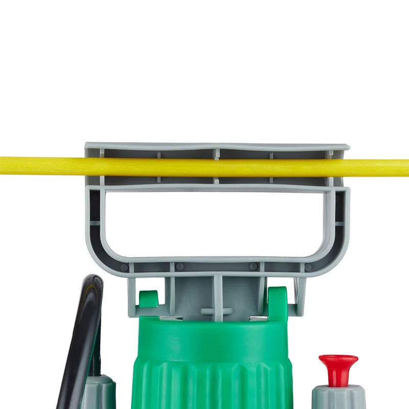 Pulvérisateur à pression jardin 44 x 17,5 cm buse réglable capacité 5 litres en plastique vert 13_0006907