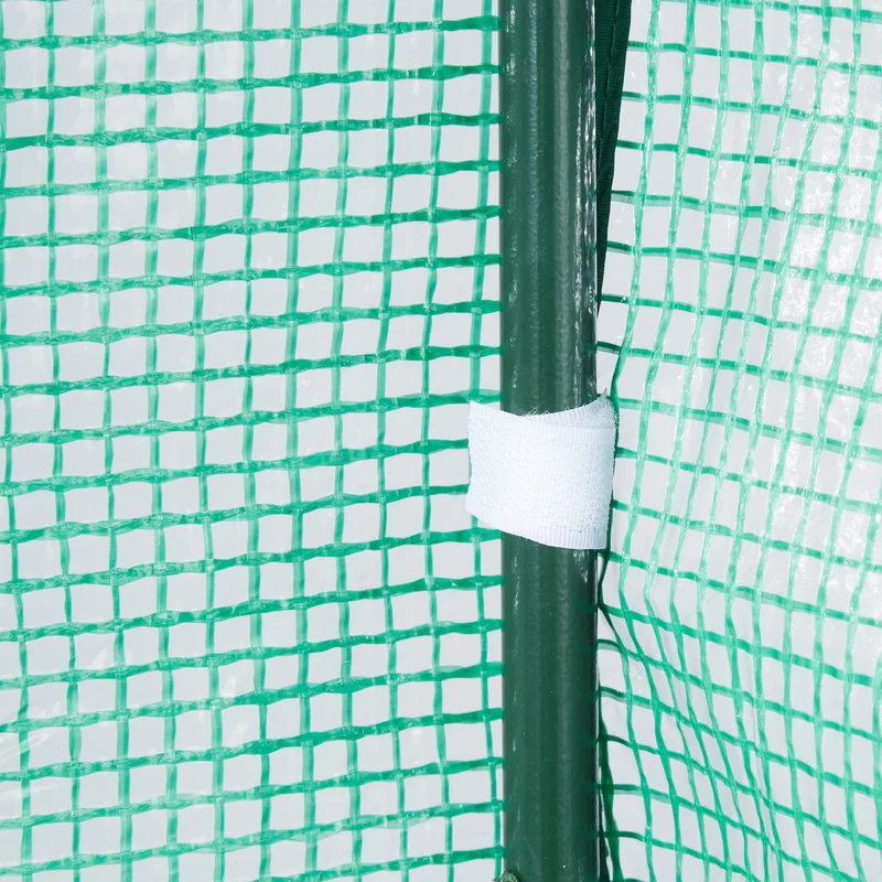 Serre de jardin pour plantes 200 x 80 cm protection intempéries accès facile style moderne en PE vert 13_0005012