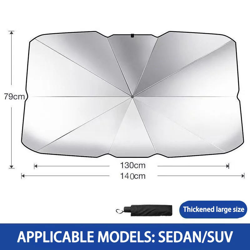 Pare-Soleil Voiture pour Pare-Brise Avant Isolation Thermique