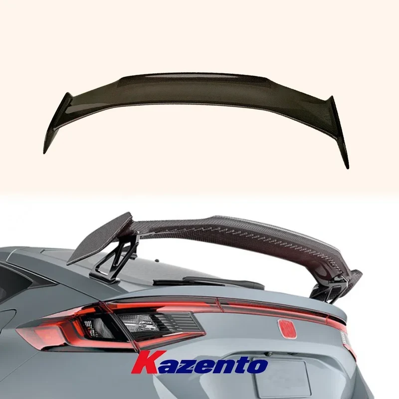 Becquet de Coffre Fibre de Carbone Rouge Honda Civic Type R FL5 2022+