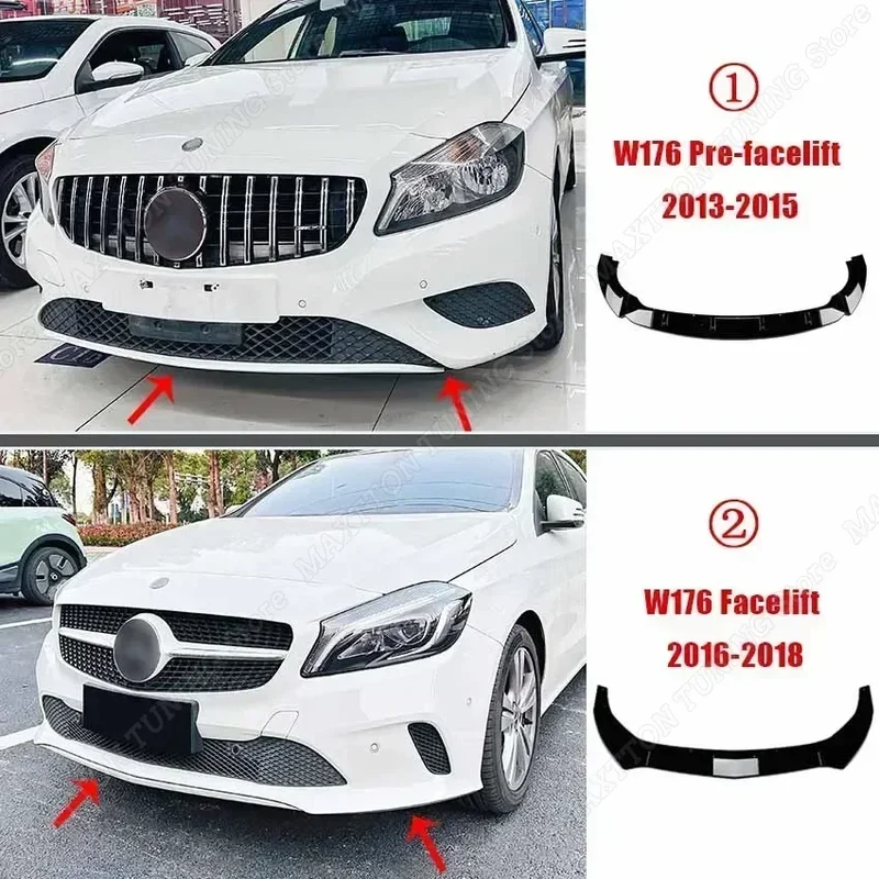 Diffuseur Pare-Chocs Avant Mercedes Classe A W176 2013-2018
