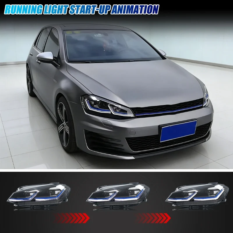 Phares LED VW Golf 7.5 MK7.5 2018-2021