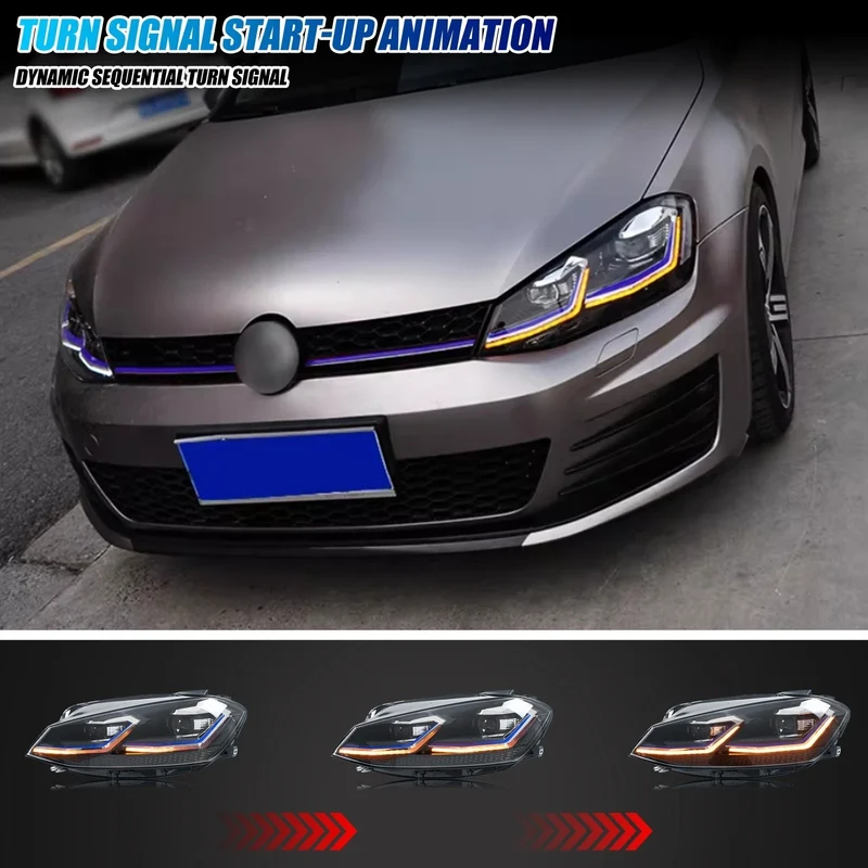 Phares LED VW Golf 7.5 MK7.5 2018-2021