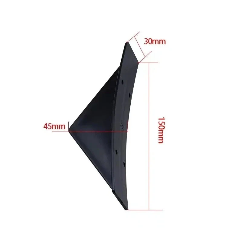 Becquet Diffuseur Arrière Universel Voiture (Lot de 4) aileron de requin