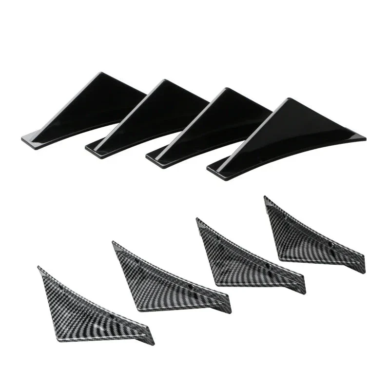 Becquet Diffuseur Arrière Universel Voiture (Lot de 4) aileron de requin