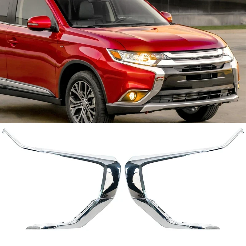 Bande Chromée Pare-Chocs Avant Mitsubishi Outlander 2016-2021