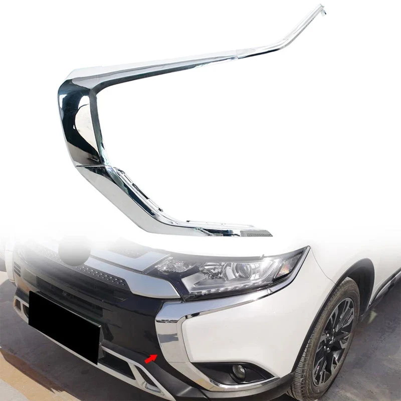 Bande Chromée Pare-Chocs Avant Mitsubishi Outlander 2016-2021