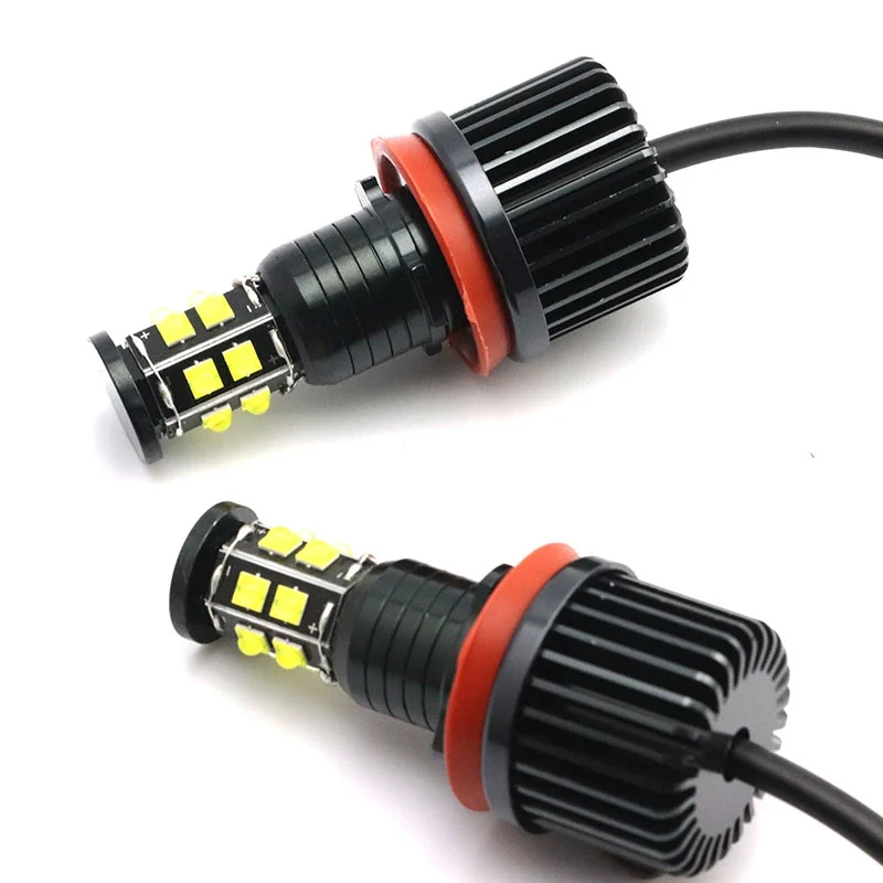 Ampoules LED Angel Eyes Blanc BMW X1 E84 2009-2015