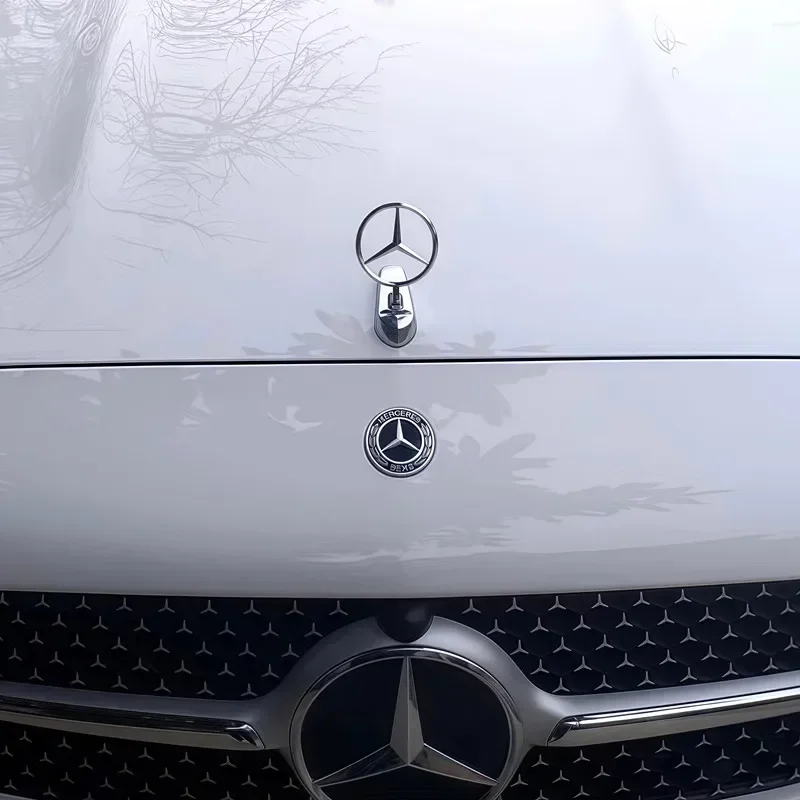 Emblème de Capot Chromé Mercedes-Benz avec Aile