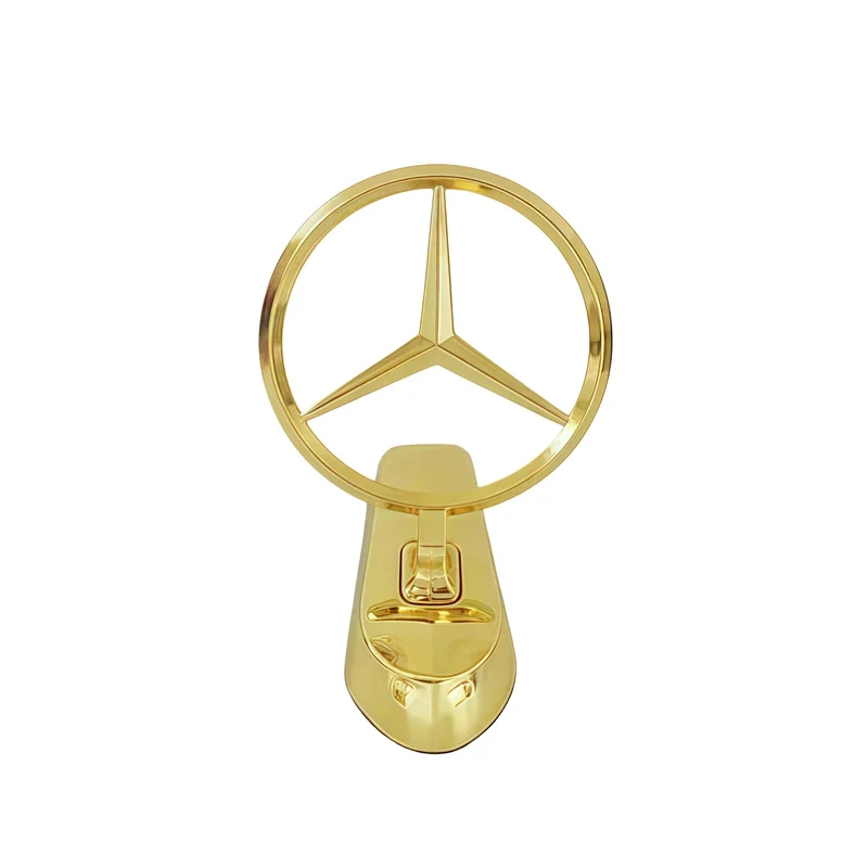 Emblème de Capot Chromé Mercedes-Benz avec Aile