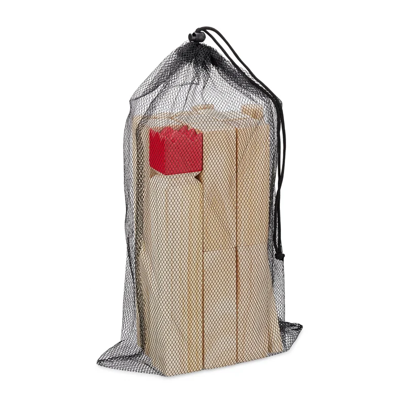 Jeu de lancer extérieur scandinave amusant 2 à 12 joueurs 60 x 20 x 20 cm en bois naturel 13_0004563
