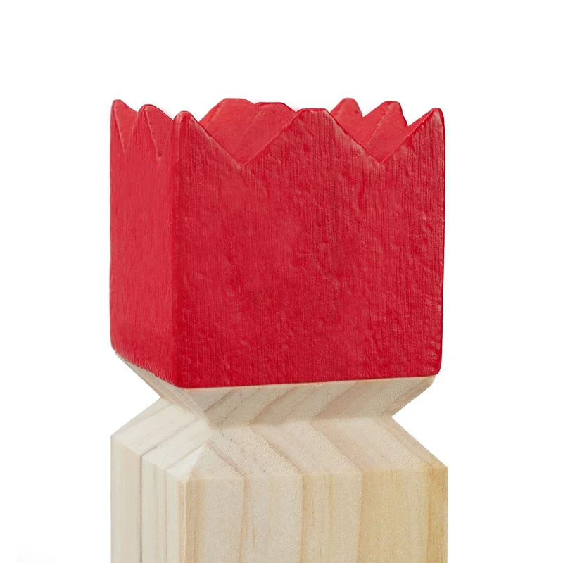 Jeu de lancer extérieur scandinave amusant 2 à 12 joueurs 60 x 20 x 20 cm en bois naturel 13_0004563