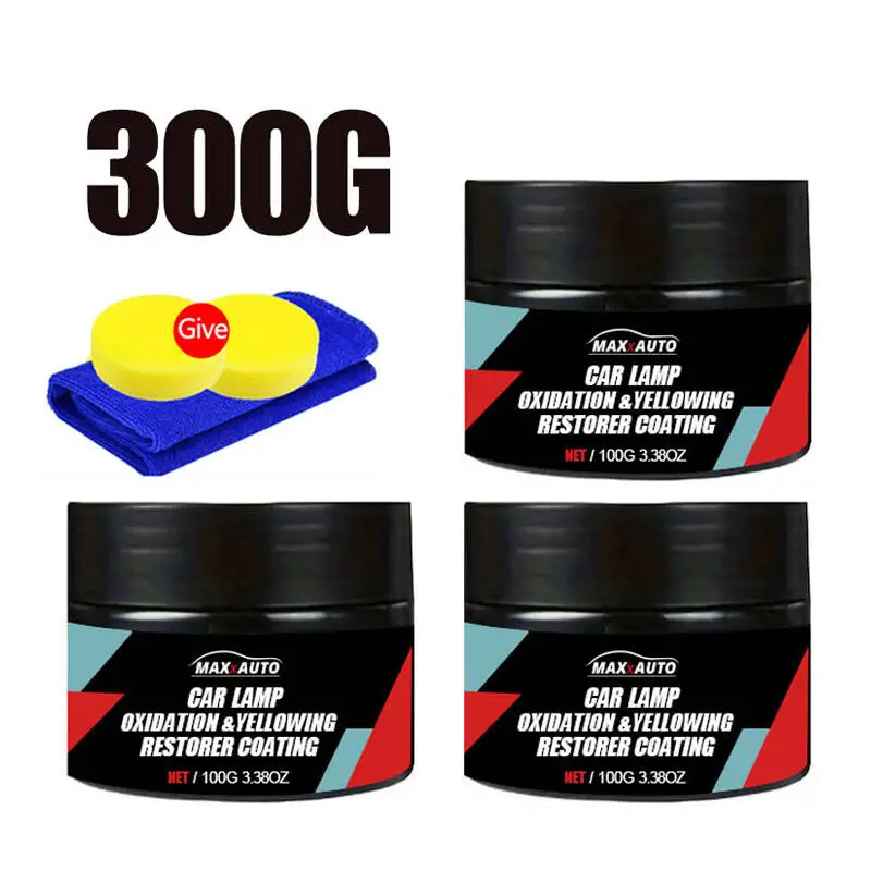 Kit de Restauration et Polissage de Phares Anti-Oxydation