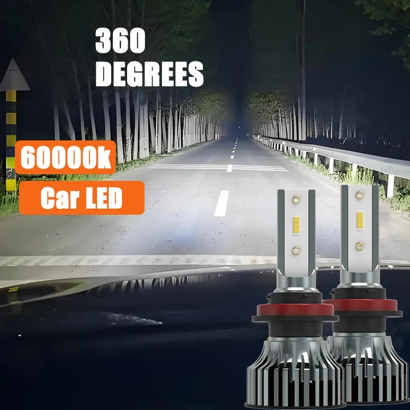Ampoules LED H4 H7 H1 H11 9005 Canbus 22000LM