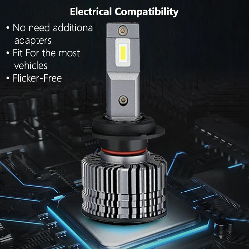 Ampoules LED OSRAM H4 H7 H8 H11 HB3 HB4 6000K 80W